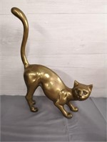 Brass Cat Figure