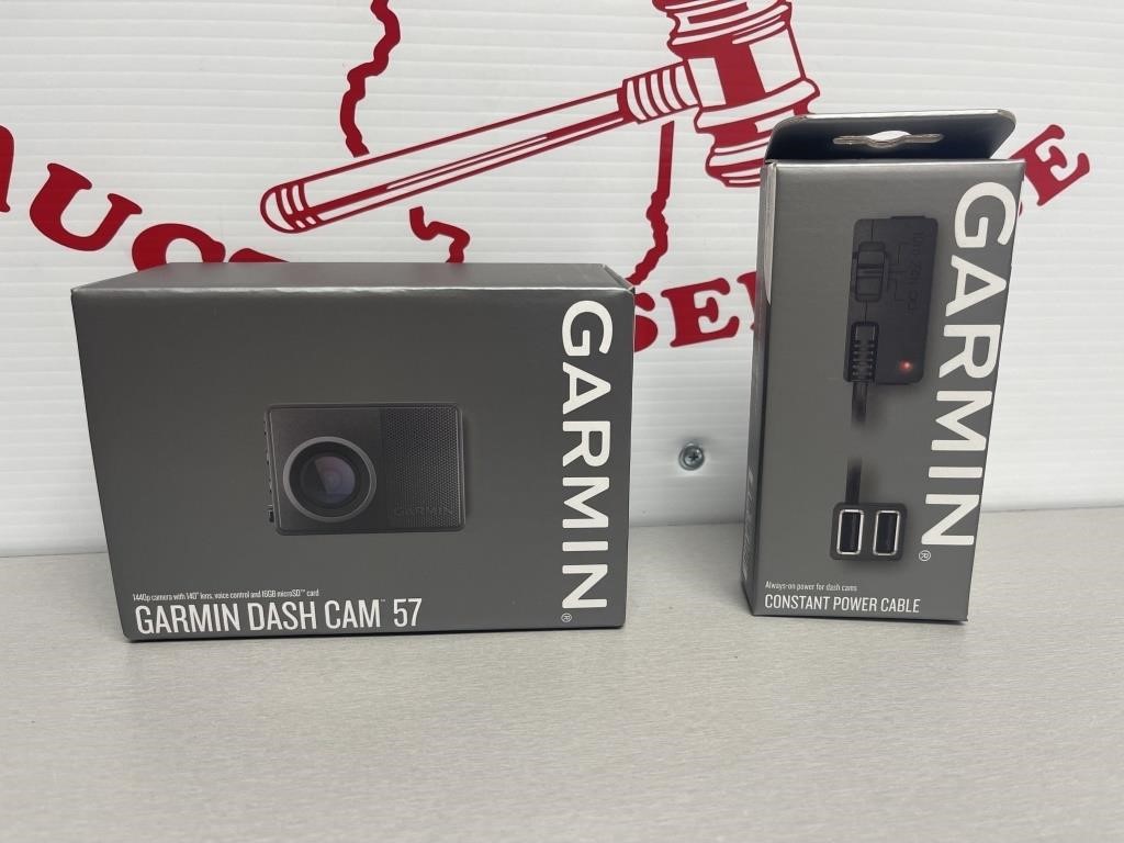 Garmin Dash Cam 57 & Constant Power Cable Both