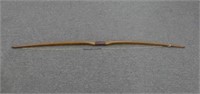Vintage Wooden Long Bow 68" Long 60 LB Draw