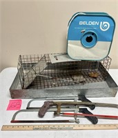 Clean up Lot- Belden Wire, Hack Saws, & More