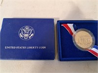 US half dollar proof liberty coin