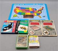 Puzzle, Game, Cards