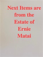 Next Items are Edith Matai's equipment