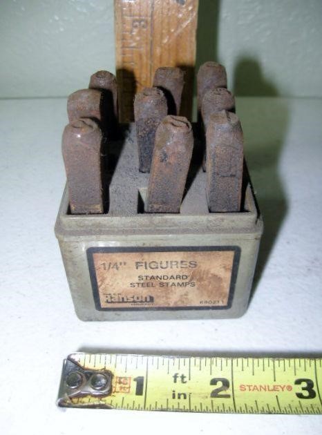 Hanson 1/4" Figures Standard Steel Stamps