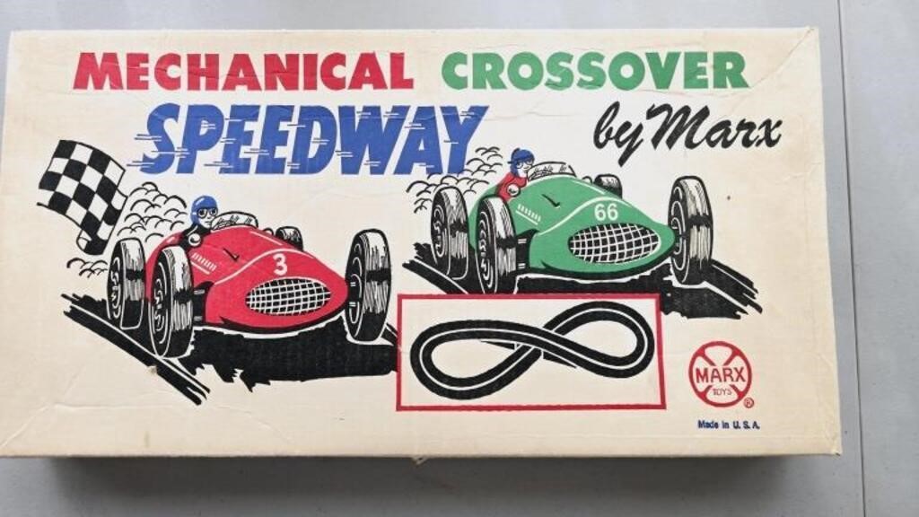 Mechanical Crossover Speedway by Marx Toy Racing