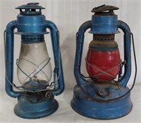 Pair of Vintage Dietz Railroad Lanterns.
