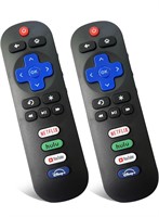 NEW 2-Pcs TV Remote for All Major Roku TV