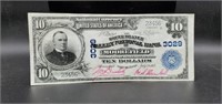 RARE NATIONAL BANK NOTE: 1902 $10 MOOREFIELD, WV