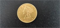 GOLD: 1880 $10 GOLD LIBERTY COIN