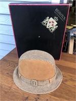 Vintage Mens Resistol fedora style hat with box