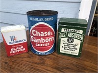 Vintage advertising Chase Sanborn coffee can