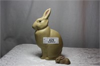 2- Weighted Easter Bunny Decorations