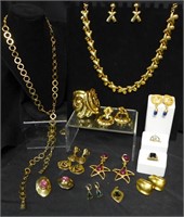 Gold Tone Fashion Jewelry Assortment