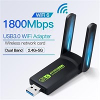 AX1800 USB3.0 WiFi 6 Network Adapter Dual Band Dri