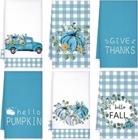 Bencailor 6 Pcs Fall Kitchen Towels Thanksgiving G