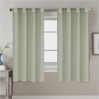 H.VERSAILTEX Decorative Linen Kitchen Curtains - L