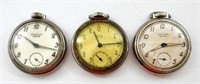 (3) WESTCLOX "POCKET BEN" POCKET WATCHES