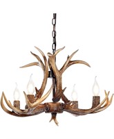 $140 Antler Chandelier Lighting Deer Lamp Vintage