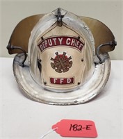 Fitchburg MA Deputy Chief Fire Helmet