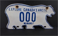 Nunavut 000 License Plate
