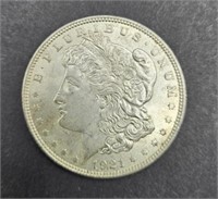 1921-P Morgan Silver Dollars