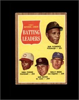 1962 Topps #52 Batting Leaders EX to EX-MT