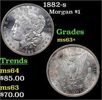 1882-s Morgan $1 Grades Select+ Unc