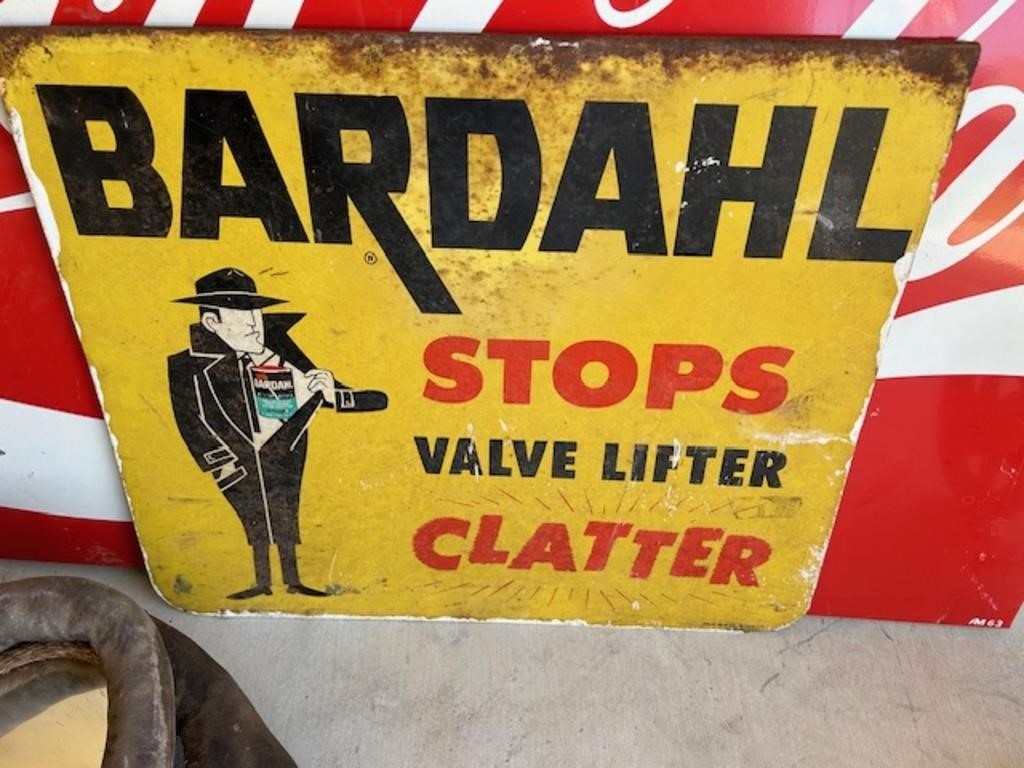 Vintage Bardahl Metal Sign