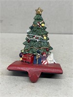 Cast-iron Christmas stocking holder