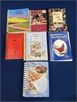 (7) Assorted cookbooks including Rowan Shriners,