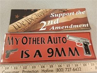2nd ammendment & gun magnets