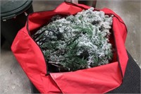 Lighted Christmas Tree in Bag with Wheels
