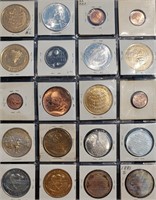 Lot of 20 Space Medals incl Silver and Moon Money