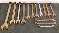 (14) Assorted Combo Wrenches