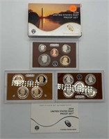 2014 US Mint Proof Set, 14 Coins, (5) State