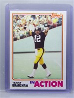 Terry Bradshaw In Action 1982 Topps