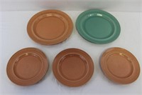 Quintet of Japanese Ceramic Plates