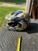 Fulmer Motorcycle helmet- skull design- size L