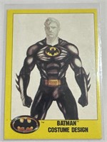 1989 Topps Card #197 Batman Costume Design!