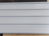 (65) 12' Sheets Of White Steel Siding Roofing