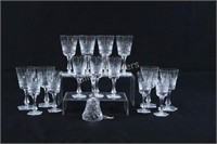 Sherry & Cordial Stemware Etched Crystal Glasses
