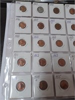 Lot of 1940s and 1950s Wheat Pennies