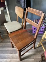 Two vintage chair Combo Lot (back house)
