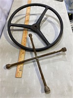 Steering Wheel & Tire Iron