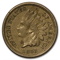 1863 Full Liberty Indian Head Cent