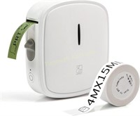 Bluetooth Label Maker  White (Incl. Tape)