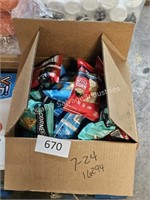 box of snack pop corner chips  7/24