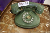 Green Vintage Phone