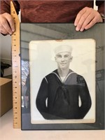 WWII sailor pencil sketch?