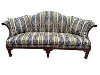 HICKORY CHAIR CO. CARVED CHIPPENDALE SOFA